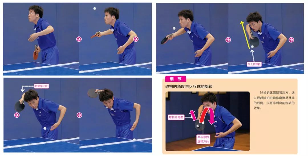 Essentials of table tennis serving movements (recipe for table tennis serving movements)